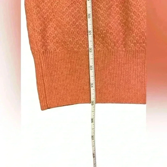 Free People Hourglass Cashmere Sweater Dress Tunic  Open Back Salmon Size Small - Picture 11 of 16